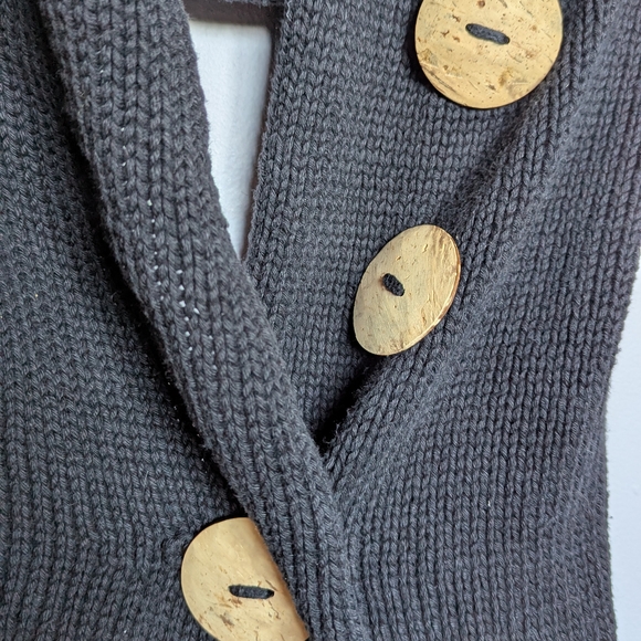 Black Boho Shrug - Picture 2 of 3